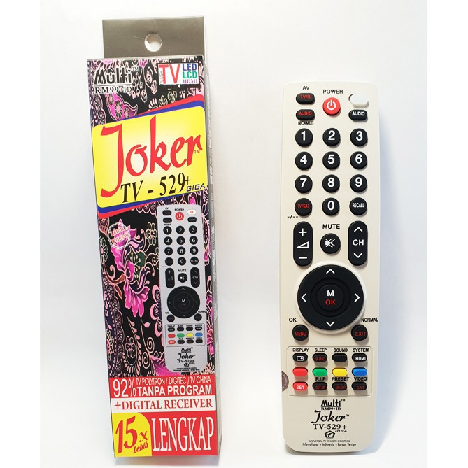 JOKER Remote TV / Remote TV / Remot TV / Multi Semua Merk