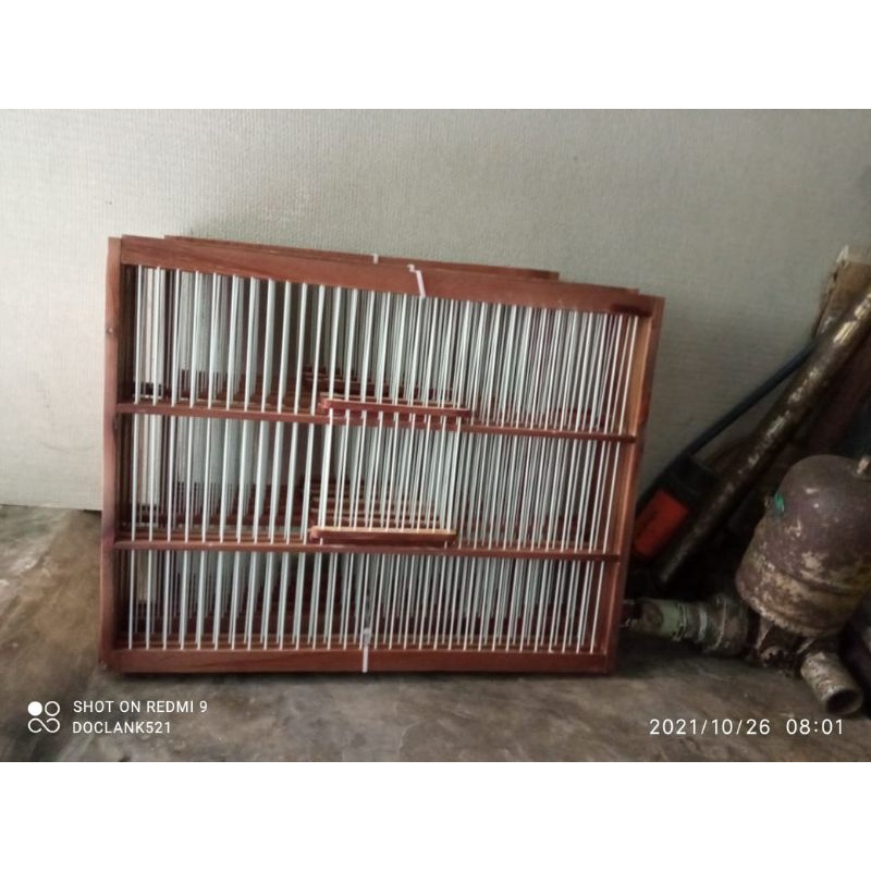 Frame depan box ternak burung kenari dan finch