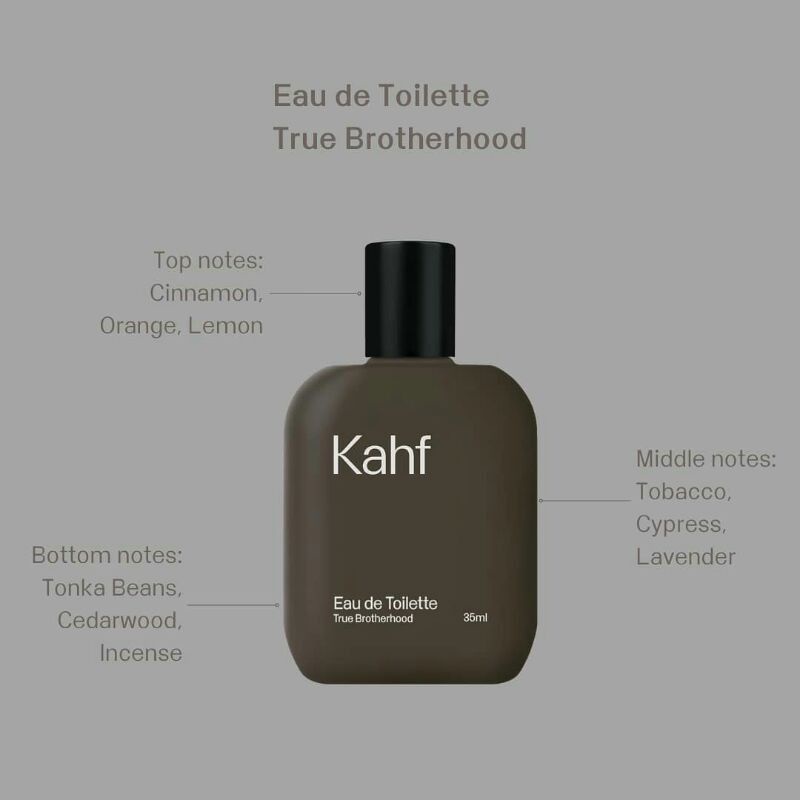 KAHF Parfum Pria True Brotherhood Eau De Toilette 35ml