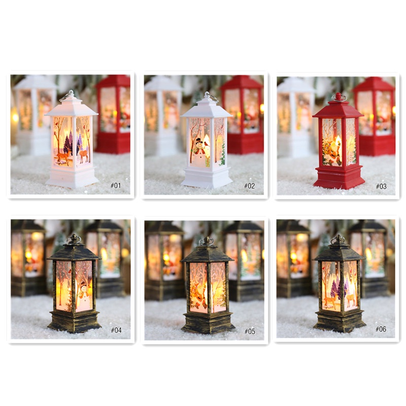 TK Christmas Lantern Merry Christmas Decorations Christmas Tree Ornaments Light