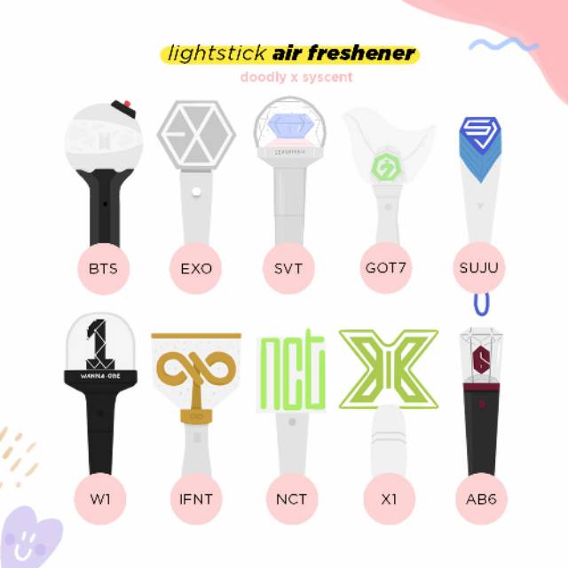 SYSCENT x DOODLY Air Freshener LIGHTSTICK (Parfum Mobil/Pewangi Ruangan)