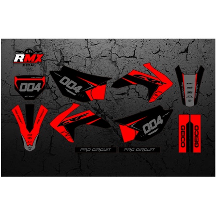 DECAL CRF 230 FULLBODY (005) DEKAL STIKER CRF 230 F 150F 230F 2015 2016 2017 2018 2019 2020 2021 202