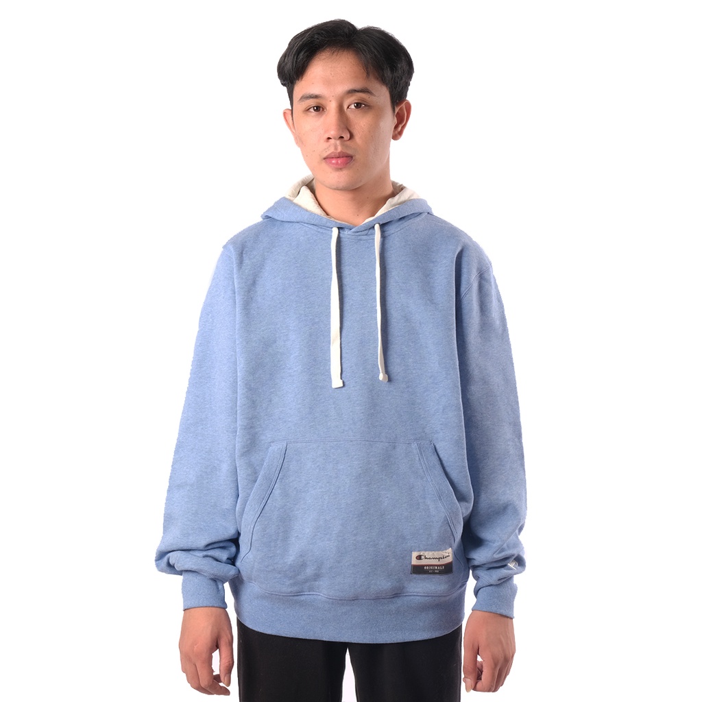 Champion Sueded Fleece Hoodie Light Blue