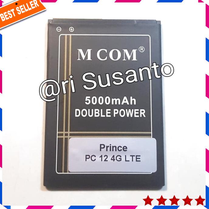 Acc Hp Baterai Mcom Prince Pc 12 4G Lte Double Power 5000Mah
