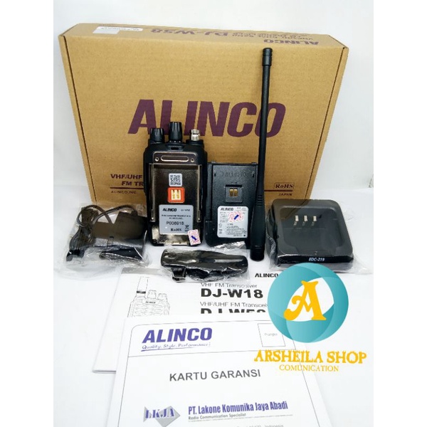 HT alinco dj w58 dual band waterprof original