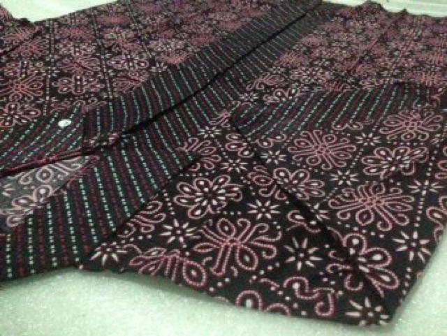 New Kemeja Batik Pria Ppbtk07 Wsa04 Kemejapria/kemejabatik/kemeja Batik Batik Hrb026 Kenongo Kode #1