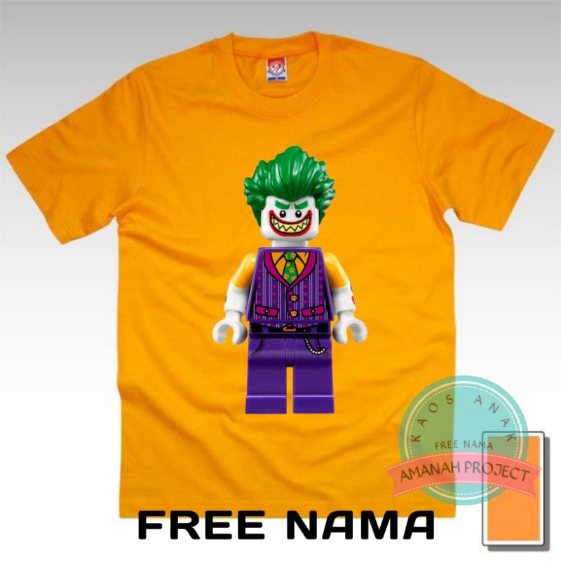 BAJU ANAK LEGO JOKER KAOS ANAK BAHAN PREMIUM