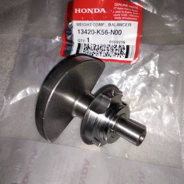 13420-K56-N00 Balancer Mesin Kruk As ORI Honda CB150 R Led Sonic 150 GTR 150