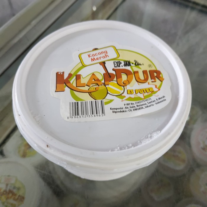 

KlapDur Es Krim Es puter Rasa Kacang Merah /pack