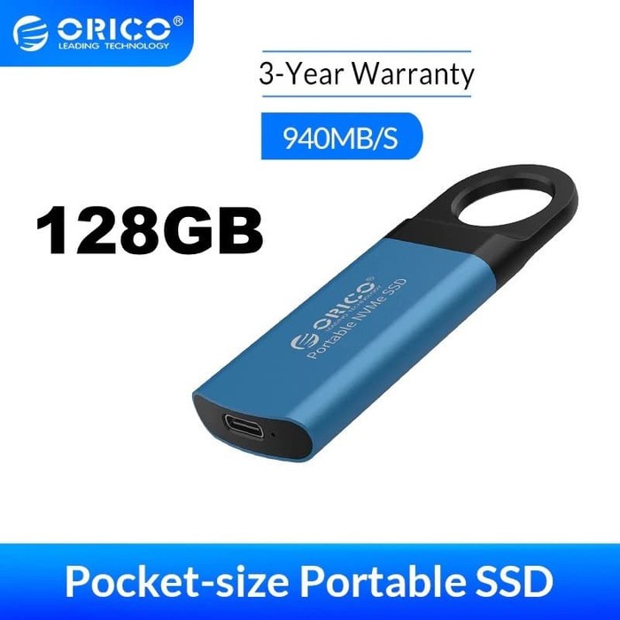 ORICO GV100 High-speed Portable NVMe SSD - 128Gb