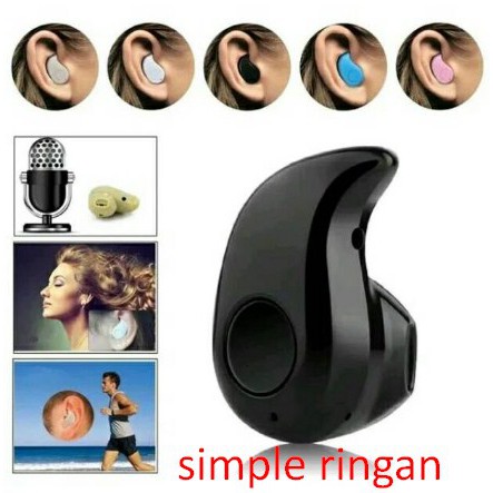Headset bluetooth keong wireless mini telinga kuping suara bagus charger terbaik hf bt donglemo