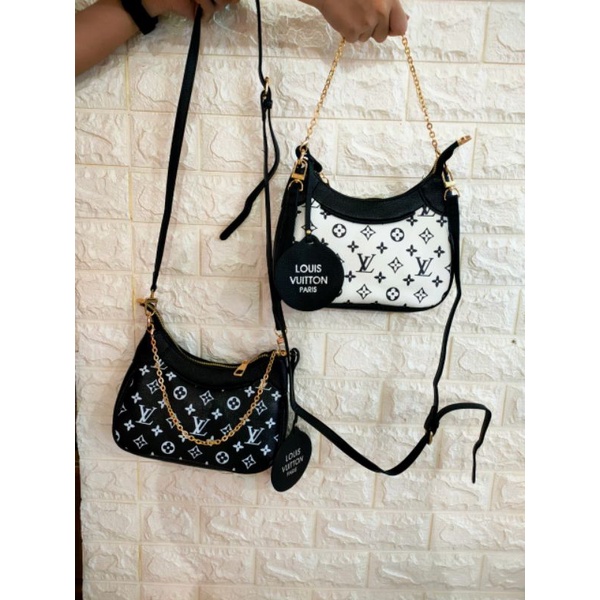 tas fashion import LV hobo shoulder bag,LV hobo selempang free box