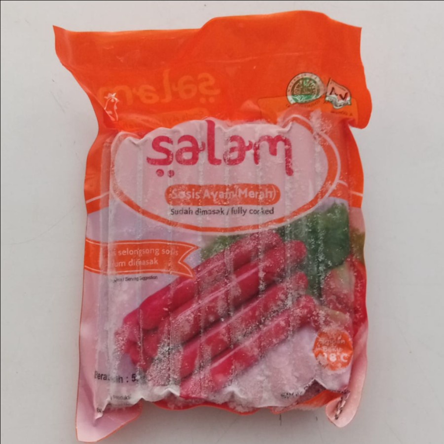 

Sosis Salam Ayam Merah 500gr - FROZEN FOOD