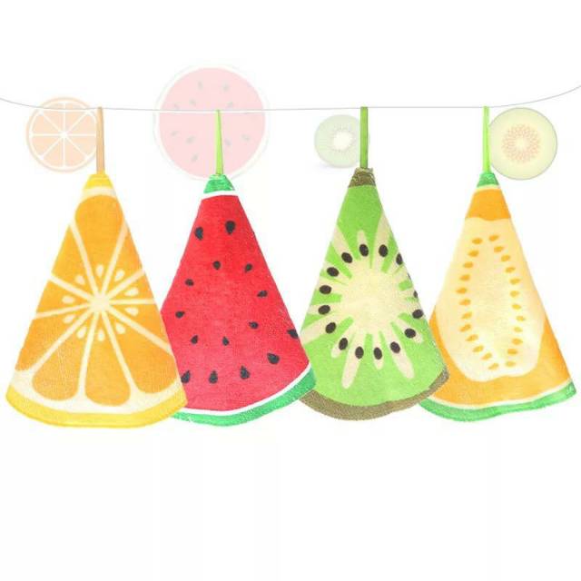UNNISO - Handuk Tangan / Handuk Microfiber Motif Buah