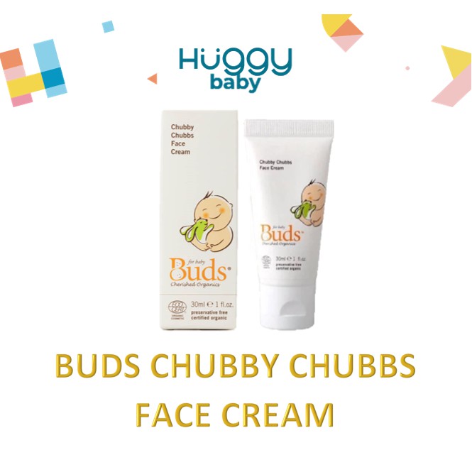 Buds Cherished Organics Chubby Chubbs Face Cream 30ml