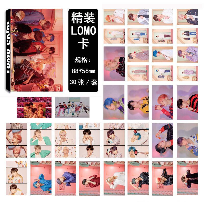 [BS] BISA COD KPOP BTS BT21 30pcs Lomo Card Photo Card Kartu Foto - KP215