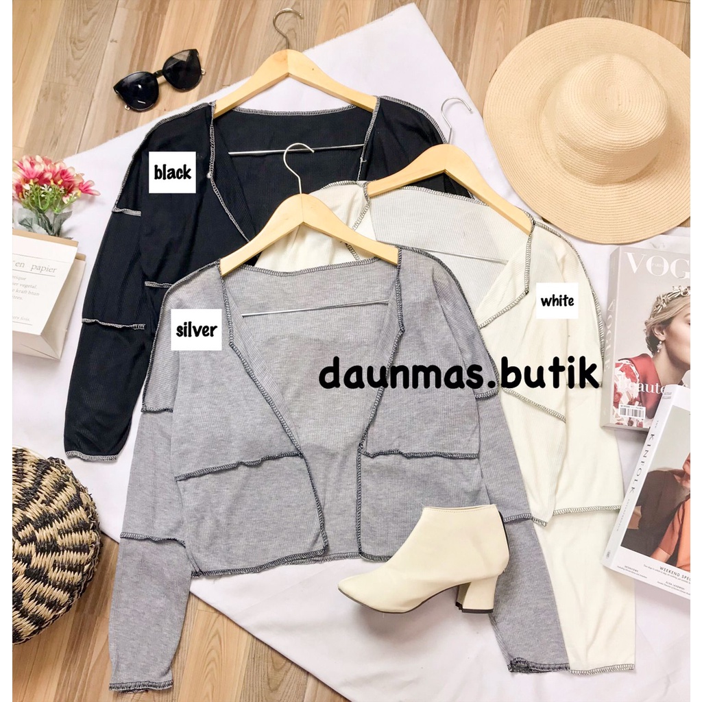 1KG MUAT 7PCS | ASVY OUTER CARDIGAN KARDIGAN BOBAL HITS OOTD SELEBGRAM FASHION GROSIR MURAH WANITA TERKINI-7
