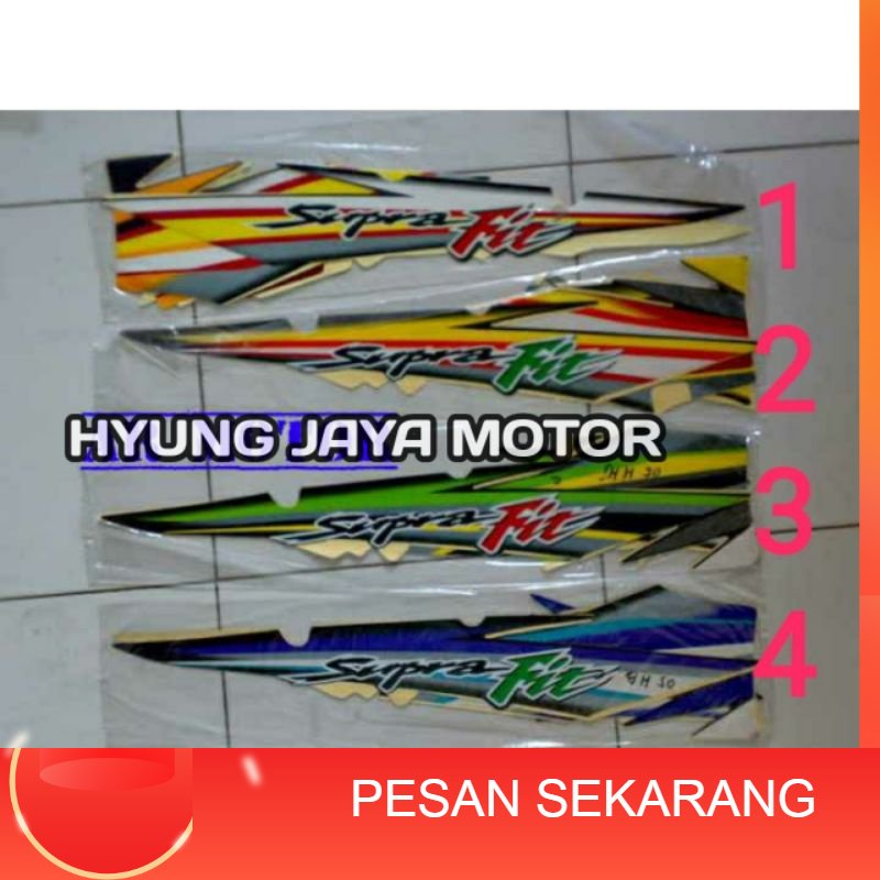 STRIPING SUPRA FIT LAMA 2005 / OLD / STIKER BODY STANDAR SUPRA FIT LAMA 2005