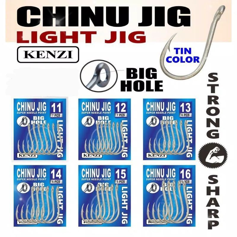 HOOK KENZI CHINU JIG BIG HOLE