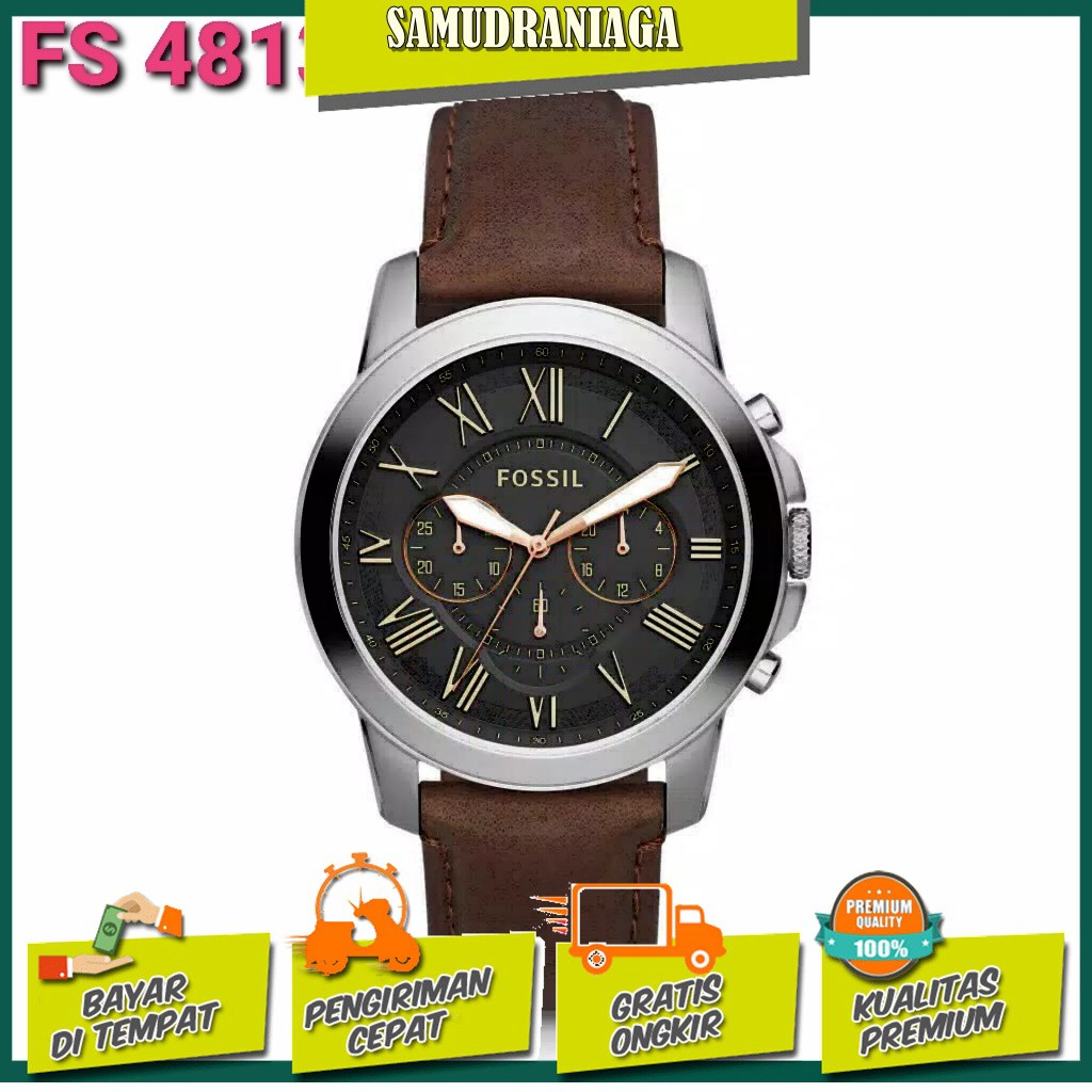 JAM TANGAN PRIA FOSSIL FS 4813 / FS4813 GRAND SERIES ORIGINAL