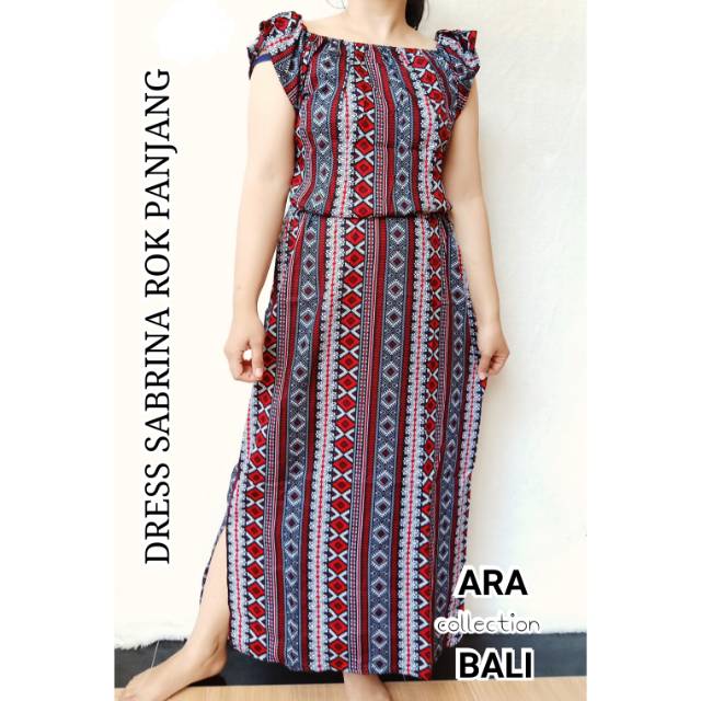 Dress Sabrina Rok Panjang (geser kesamping)