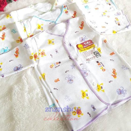 TARA 6 Pc BAJU  BAYI  SNI  TANGAN PANJANG CORAK KECIL 