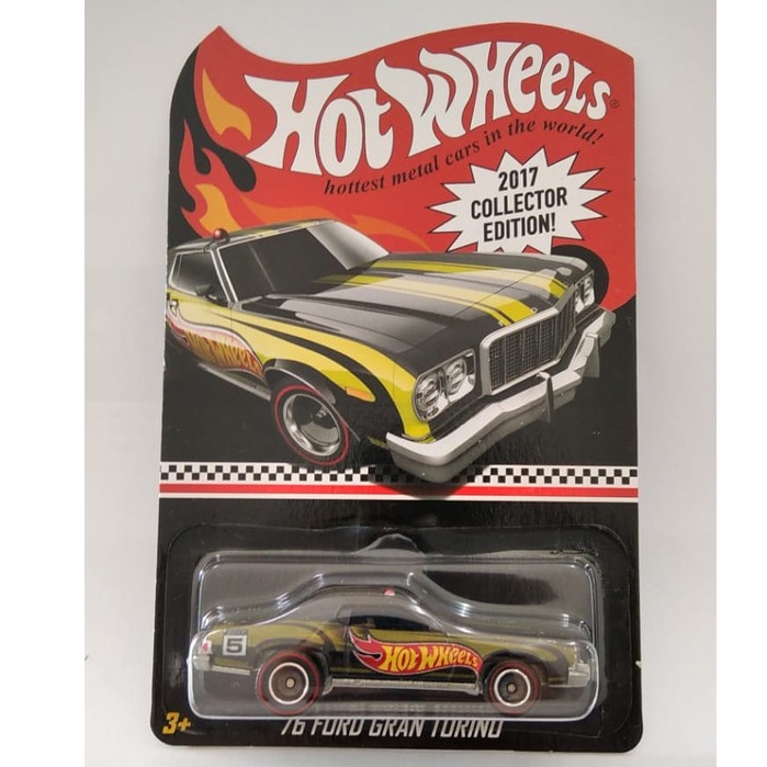 BEST SELLER | Diecast Hot Wheels 76 Ford Gran Torino Mail In 2017 Collector Edition HW Hotwheels Mainan