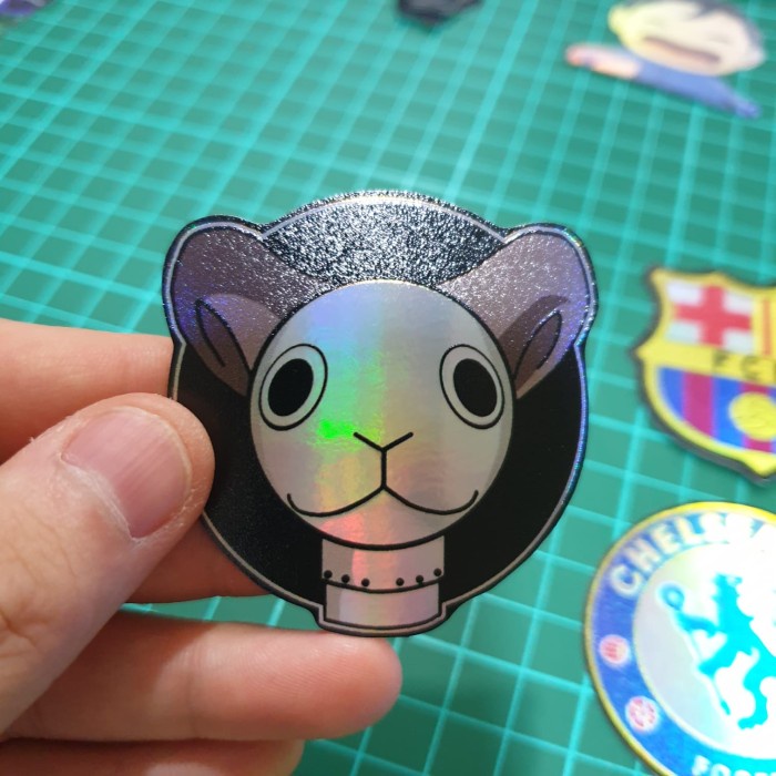 Sticker Hologram Anime - PSH923 - One Piece Going Merry