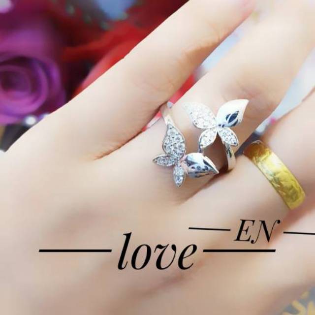 Xuping cincin lapis emas 24k 0308