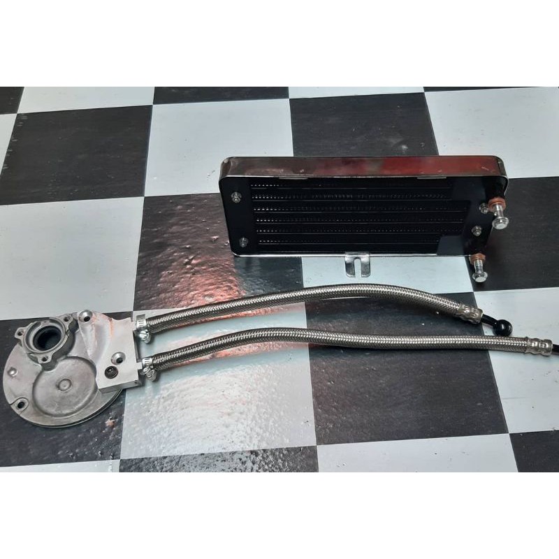 OIL COOLER MIO MODIF PNP + ADAPTOR