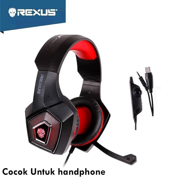 Headset Gaming Rexus F65 Vonix Headphone Head Set Ear Phone F-65