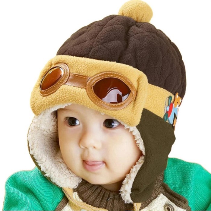 Topi Pilot Anak Topi Bayi Korea New Model Pilot Hat