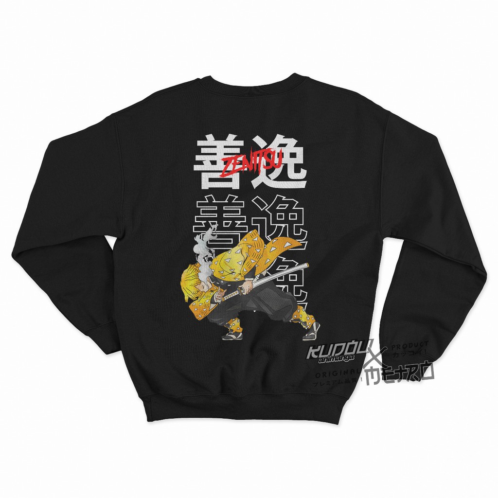 Crewneck Zenitsu Goodness Demon slayer Kimetsu No Yaiba Anime Manga Premium