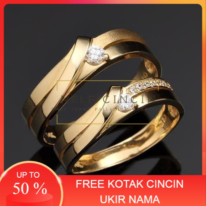 CINCIN PERKAWINAN Cincin Tunangan Cincin Kawin Silver Cincin COUPLE 30 perak couple