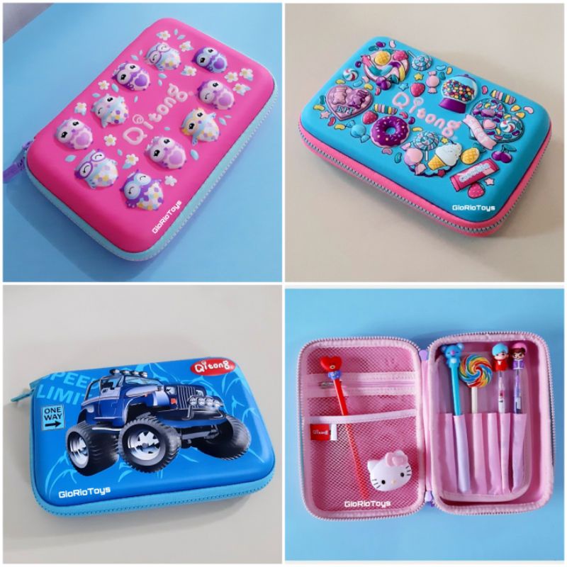 

Hardtop Pencil Case Kotak Tempat Pensil Anak Karakter Hard Case 3D / Kotak Tempat Pensil Ala Smiggle