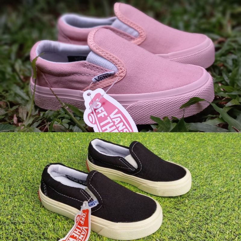 Sepatu sneaker anak vans slip on kids size 21-35