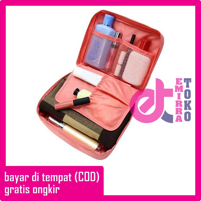 TAS KOSMETIK 4610 Tas Kosmetik Pouch Tempat Kosmetik Tas Make Up Tempat Make Up Pouch Kosmetik