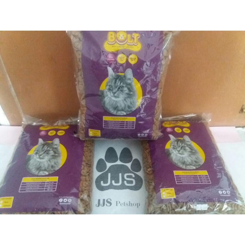Bolt Cat Tuna 1kg Makanan Kucing Kiloan