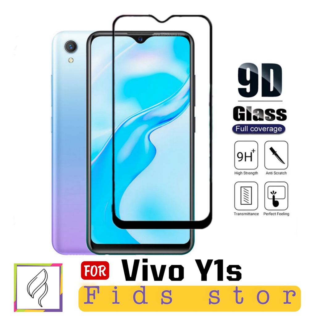 PROMO Tempered Glass VIVO Y1s Full Layar Screen Guard Protector Antigores Kaca Pelindung Layar Handphone