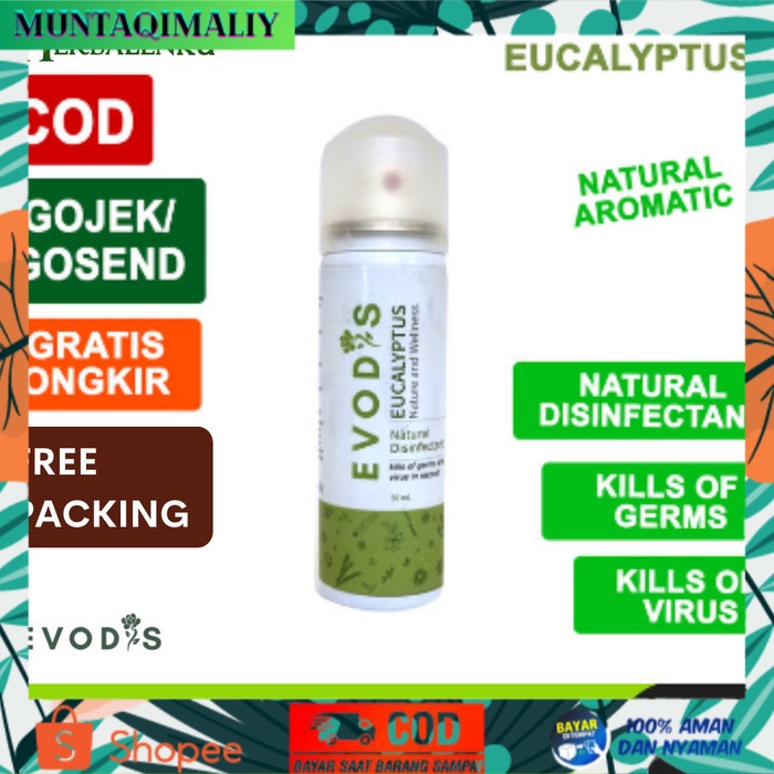 [TERBARU] Disinfectant Spray Eucalyptus Alami Evodis