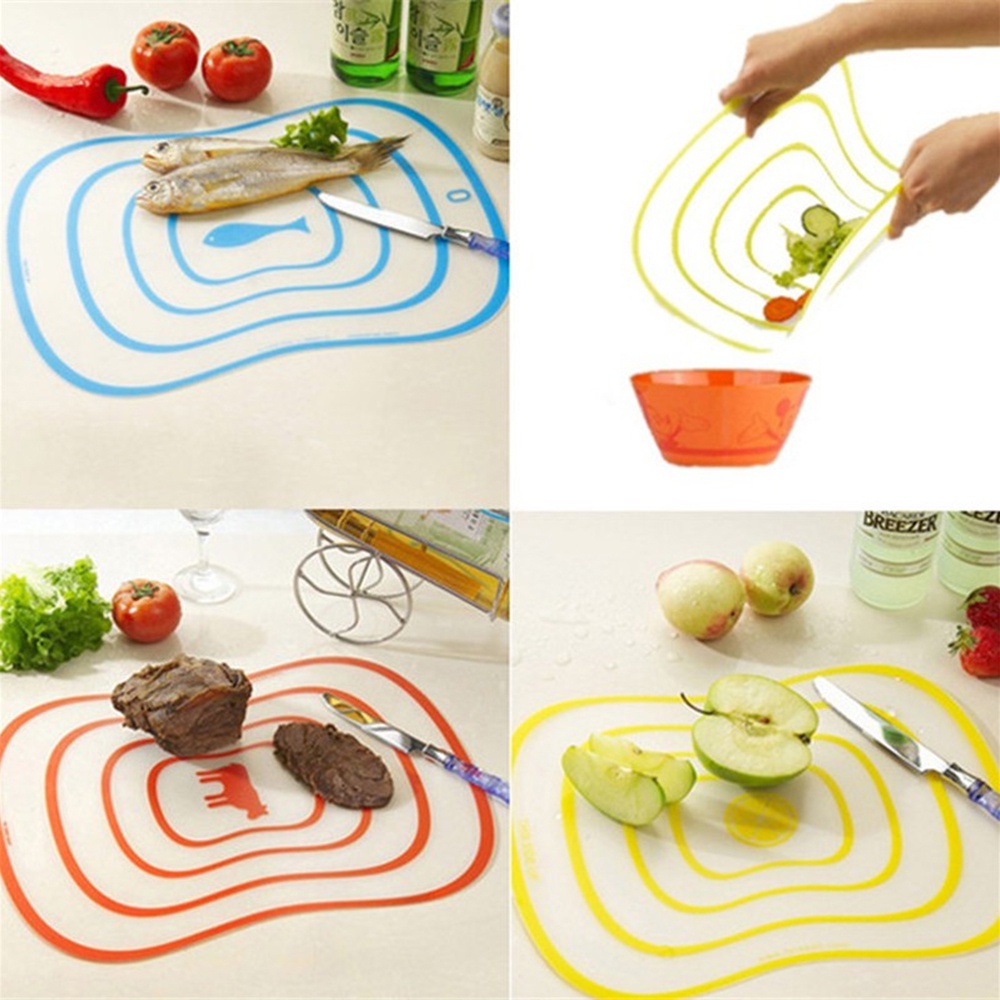 1pcs Plastic Chopping Board Non-slip Frosted Kitchen Cutting Board Vegetable Meat Tools Kitchen Accessories 30*20 CM OWT