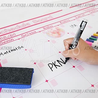 

TULIS-ALAT- SCHEDULE BOARD - MERAH -ALAT-TULIS.