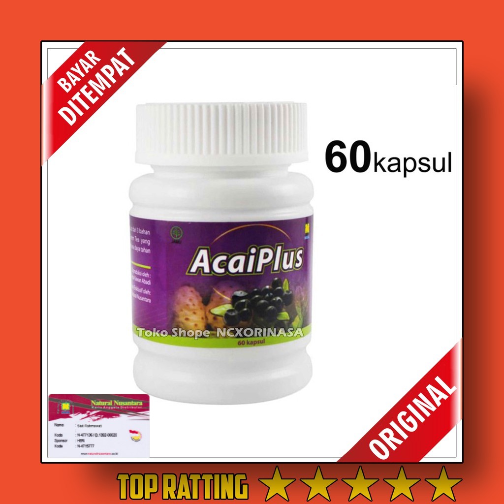 ACAI PLUS Pelangsing Herbal Alami Ampuh Penurun Berat Badan Pelangsing Badan Cepat