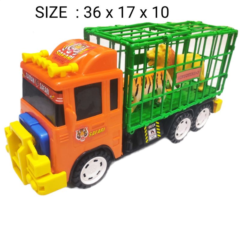 Mainan Anak Mobil Truck Hewan GBK 3014 KR Animal Truck Friction