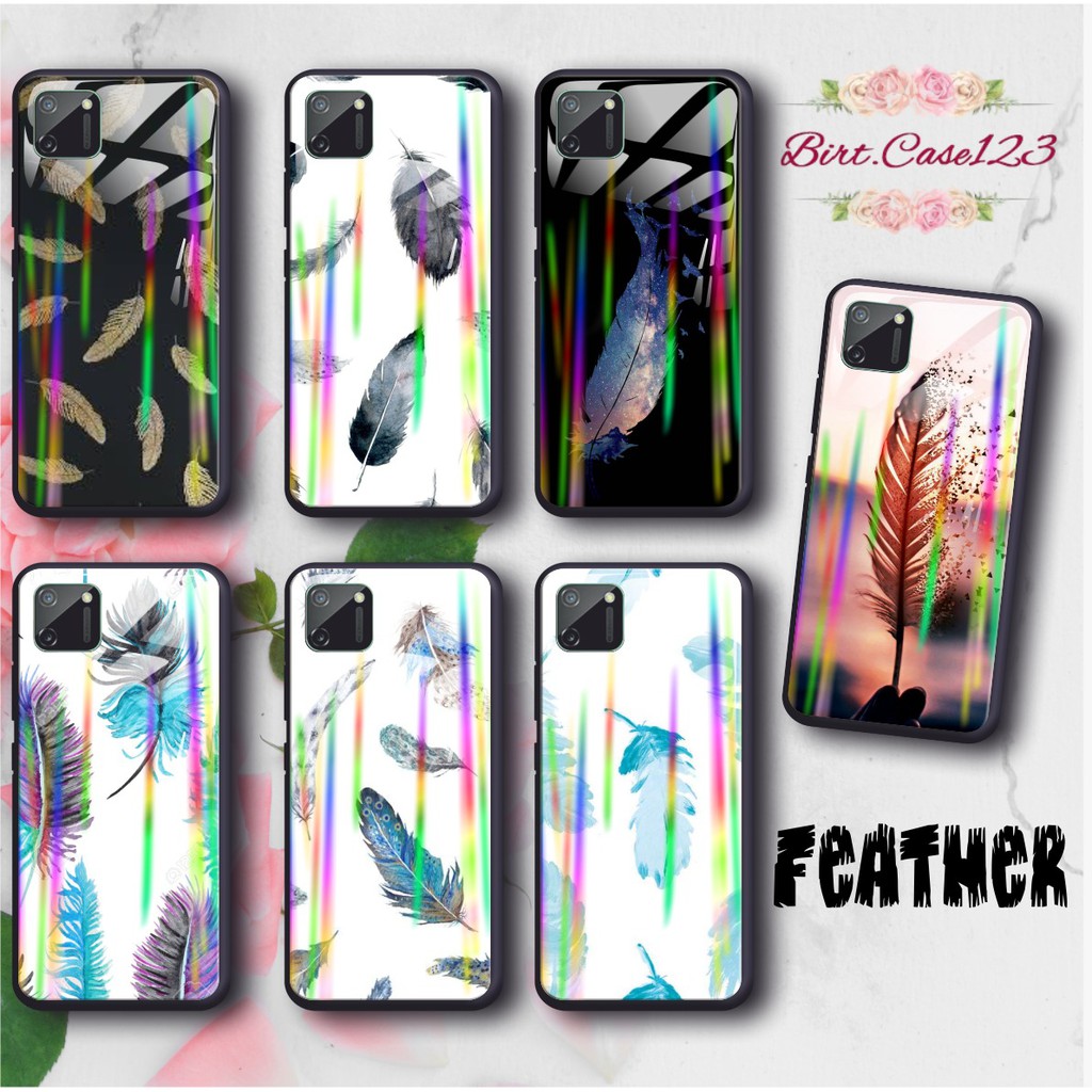 BC Case FEATHER back case glass aurora iphone 5g 6g 6g+ 7g 7g+ 8g 8g+ x xr xs max 11 5,8 6,1 6,5 etc