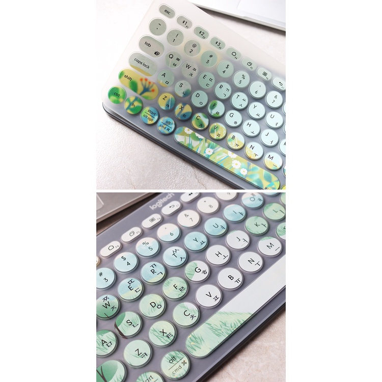 Cover Pelindung Keyboard Logitech K380 / K480 Bahan Silikon Anti Debu