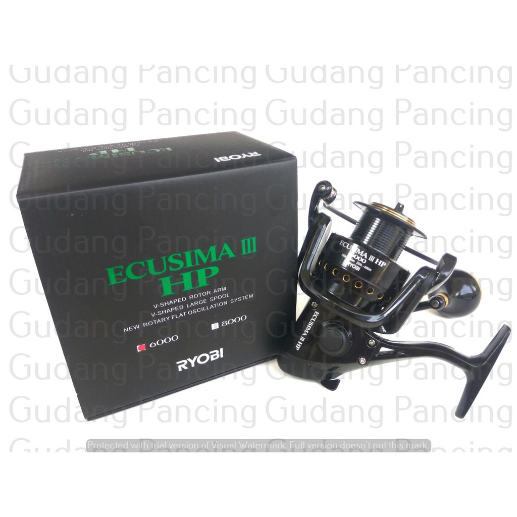 Reel Pancing Ryobi Ecusima III HP 6000 - Power handle
