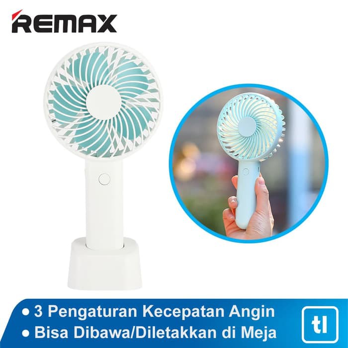 Remax RT-EM17 Kipas Angin Wireless Portable Charging Fan Charging Base