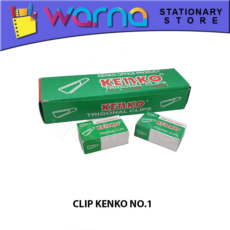 

TRIGONAL CLIP PENJEPIT KERTAS TANGGUNG KENKO NO.1