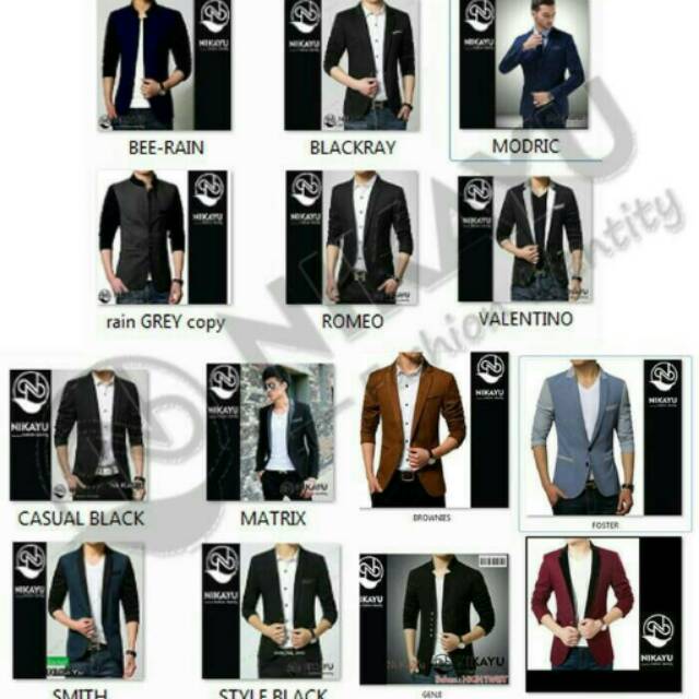 Blazer Jas XXXL Big Size Blazer Pria Slimfit Formal jumbo